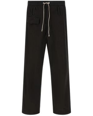 NAMACHEKO Straight Trousers - Black