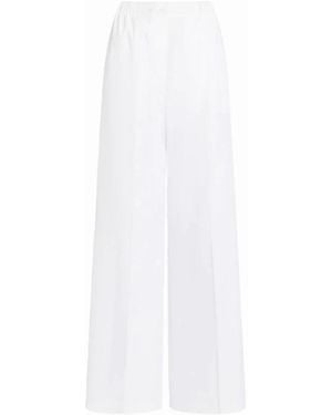 Patou Wide Trousers - Blanco