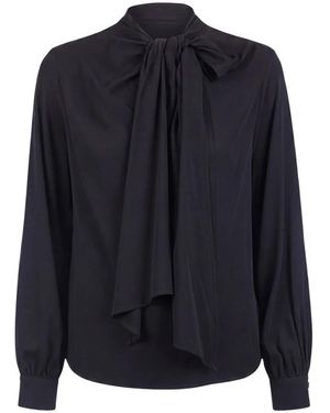 8pm Overhemden ,Zwart ,Blouses - Blauw