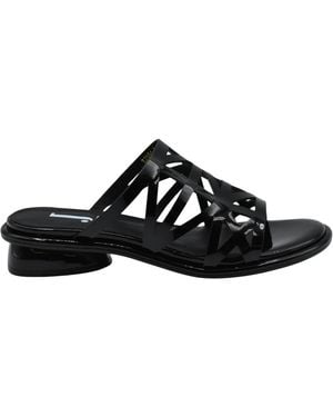 Jeannot Heeled Mules - Black