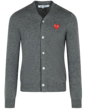 COMME DES GARÇONS PLAY Cardigans - Grey