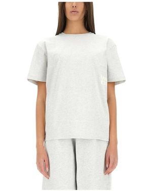 T By Alexander Wang Logo T-Shirt - Wit