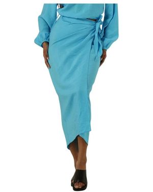Envii Blauwe Midi Rok Enmallorca 6891