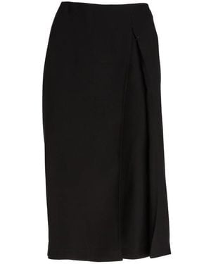 Ferragamo Rokken ,Zwart ,Geplooide Midi-Rok