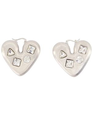 Jacquemus Les Boucles Coeur - Mettallic