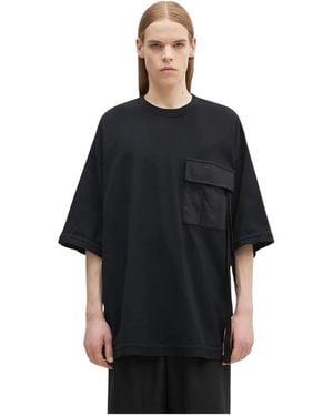 Undercover T-Shirt Met Banddetail - Zwart