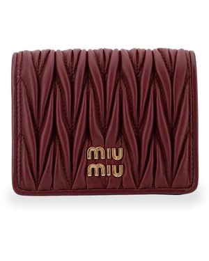 Miu Miu Wallets & Cardholders - Rojo