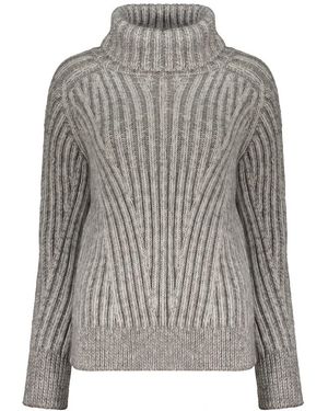 Moorer Rollkragenpullover - Grau