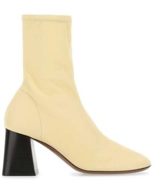 Neous Heeled Boots - Natural