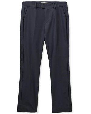 Mos Mosh Straight Trousers - Blue
