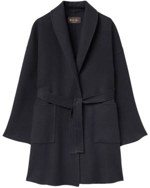 Loro Piana Belted Coats - Blue