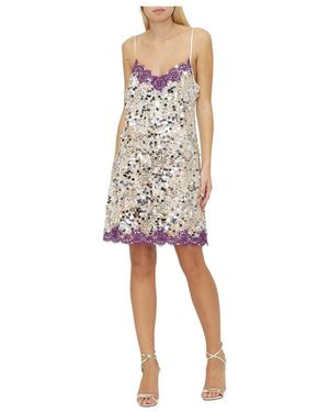 Ermanno Scervino Short Dresses - Natural