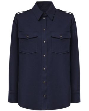Ottod'Ame Dc5340Night Hemd - Blau