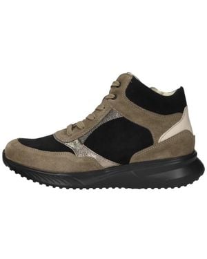 Waldläufer K-Janka Schnürschuhe Hoch - Schwarz
