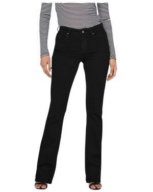 ONLY Blush Mid A Zampa Jeans - Schwarz