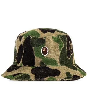 A Bathing Ape Pet Met Logo - Groen