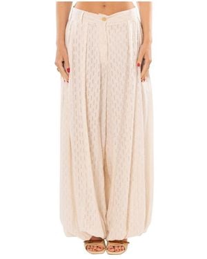 Thelatest Wide Trousers - Neutro
