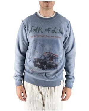 Bob Round-Neck Knitwear - Blue