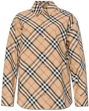 Burberry Shirts - Natural
