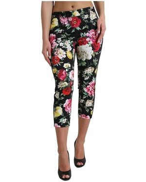 Dolce & Gabbana Cropped Trousers - Red