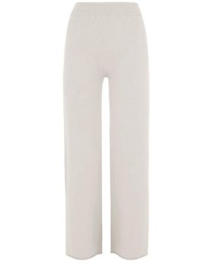 Bomboogie Wide Trousers - Blanco
