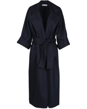 Liviana Conti Belted Coats - Blu