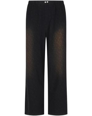 Acne Studios Straight Trousers - Nero