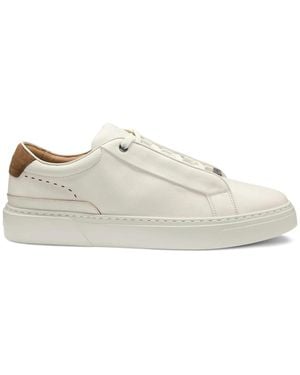 HUGO Weiße Kalbsleder Sneakers