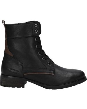 Josef Seibel Schoenen ,Zwart ,Leer Kate 07 Enkellaars