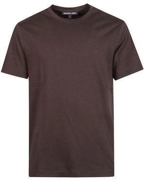 Michael Kors Stylisches T-Shirt Für Einen Schlanken Look - Braun