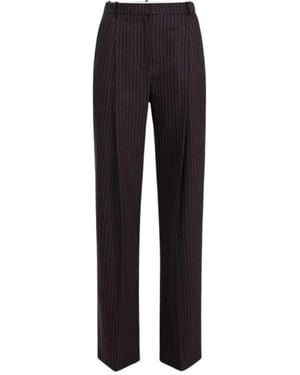 Elisabetta Franchi Straight Trousers - Negro
