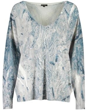 Desigual Ottawa V-Neck Sweater - Blauw