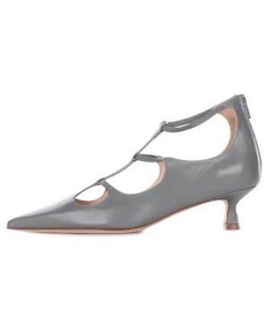 Anna F. Schoenen ,Groen ,Leer With Heel Groen