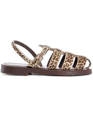K. Jacques Flat Sandals - Brown