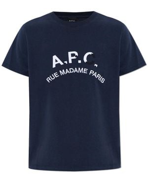 A.P.C. T-Shirts - Azul