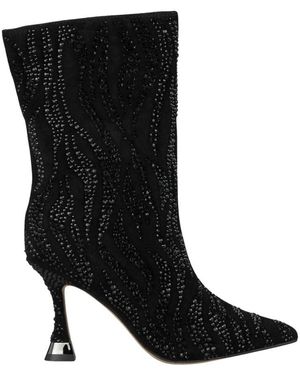 Alma En Pena. Heeled Boots - Black
