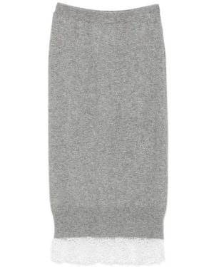 Ermanno Scervino Midi Skirts - Gris