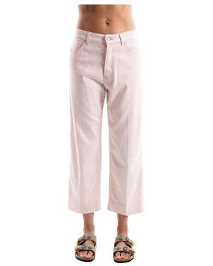 Don The Fuller Cropped Jeans - Roze