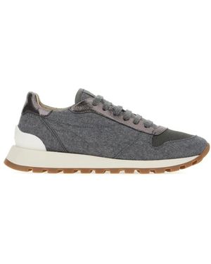 Brunello Cucinelli Lässige Sneakers Für Den Alltag - Blau