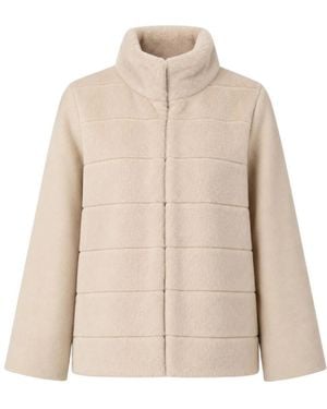Marella Emmbalia Cropped Kunstpelzjacke - Natur