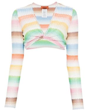 Missoni Long Sleeve Tops - Verde