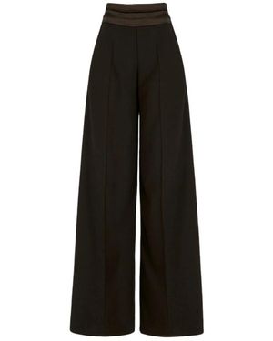 D.exterior Wide Trousers - Black