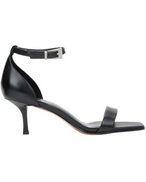 ESTRO Genuine Leather Strappy Sandal - Zwart
