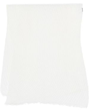Issey Miyake Winter Scarves - White