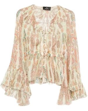 Etro Seidenhemd - Natur