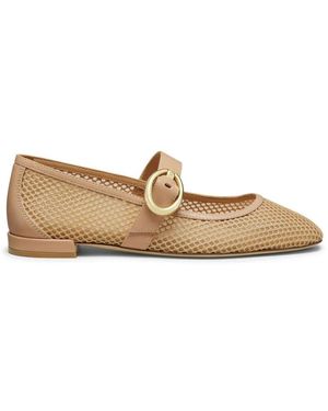 Stuart Weitzman Flache Schuhe Für Frauen - Natur