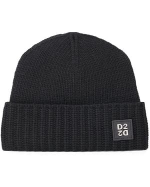 DSquared² Beanie - Schwarz