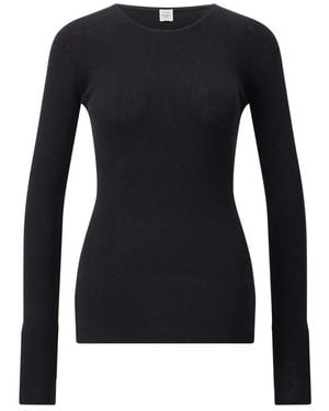TOTEME Round-Neck Knitwear - Blue