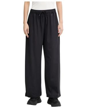 Guess Broeken ,Zwart ,Polyester Nat Wijde Broek
