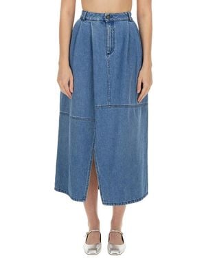 Alysi Denim Skirts - Blue